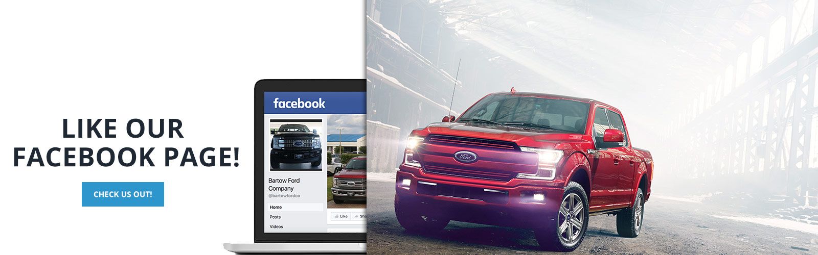 Like us on Facebook! 