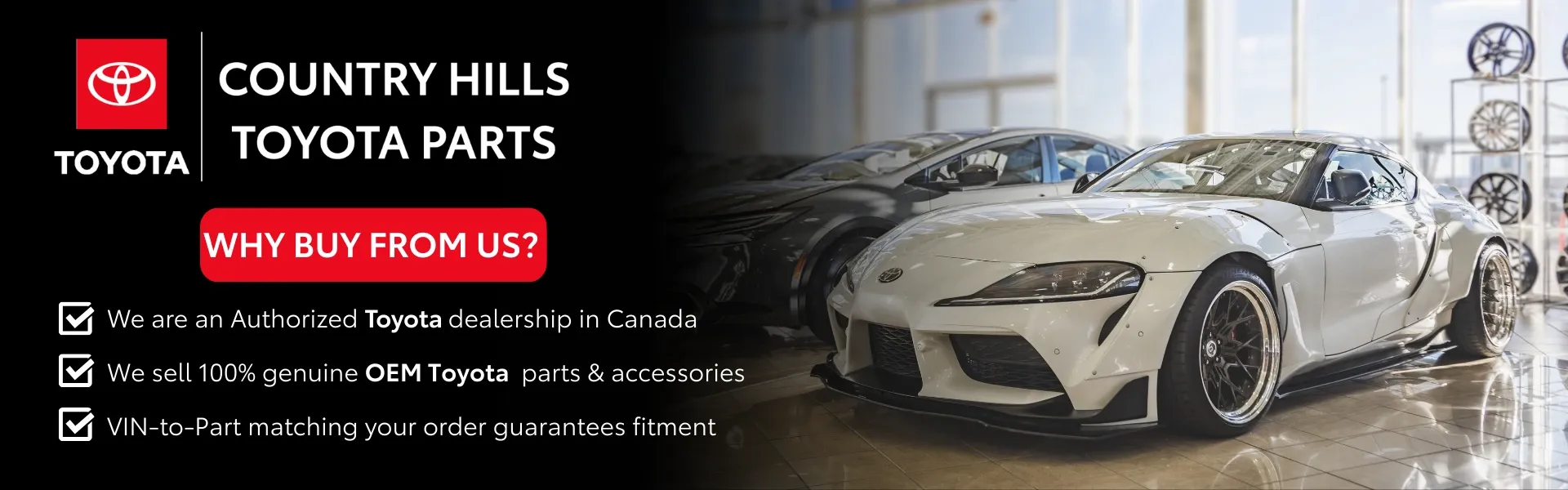 Why Buy OEM Toyota Parts & Accessories From Us? Why Buy OEM Toyota Parts & Accessories From Us?