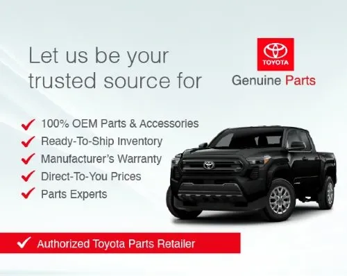 Genuine OEM Toyota Parts and Accessories from an authorized Toyota dealer