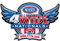 NHRA Four-Wide Nationals logo