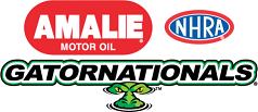 Amalie Motor Oil NHRA Gatornationals logo