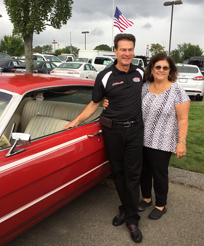 Bob Tasca, Jr reunited with his 1968 Ford Torino.