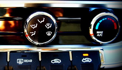 Use the air circulation controls to defog your windows.