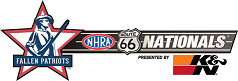 	 Fallen Patriots NHRA Route 66 Nationals presented by K&N Filters logo