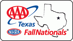 AAA Texas NHRA FallNationals logo