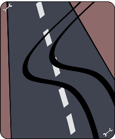 Keep calm if your front or rear wheels lock up.