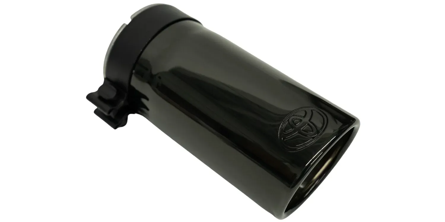 2022-2024 Toyota Exhaust Tip Black Chrome Tundra Tacoma 2022-2024 Toyota Exhaust Tip Black Chrome Tundra Tacoma