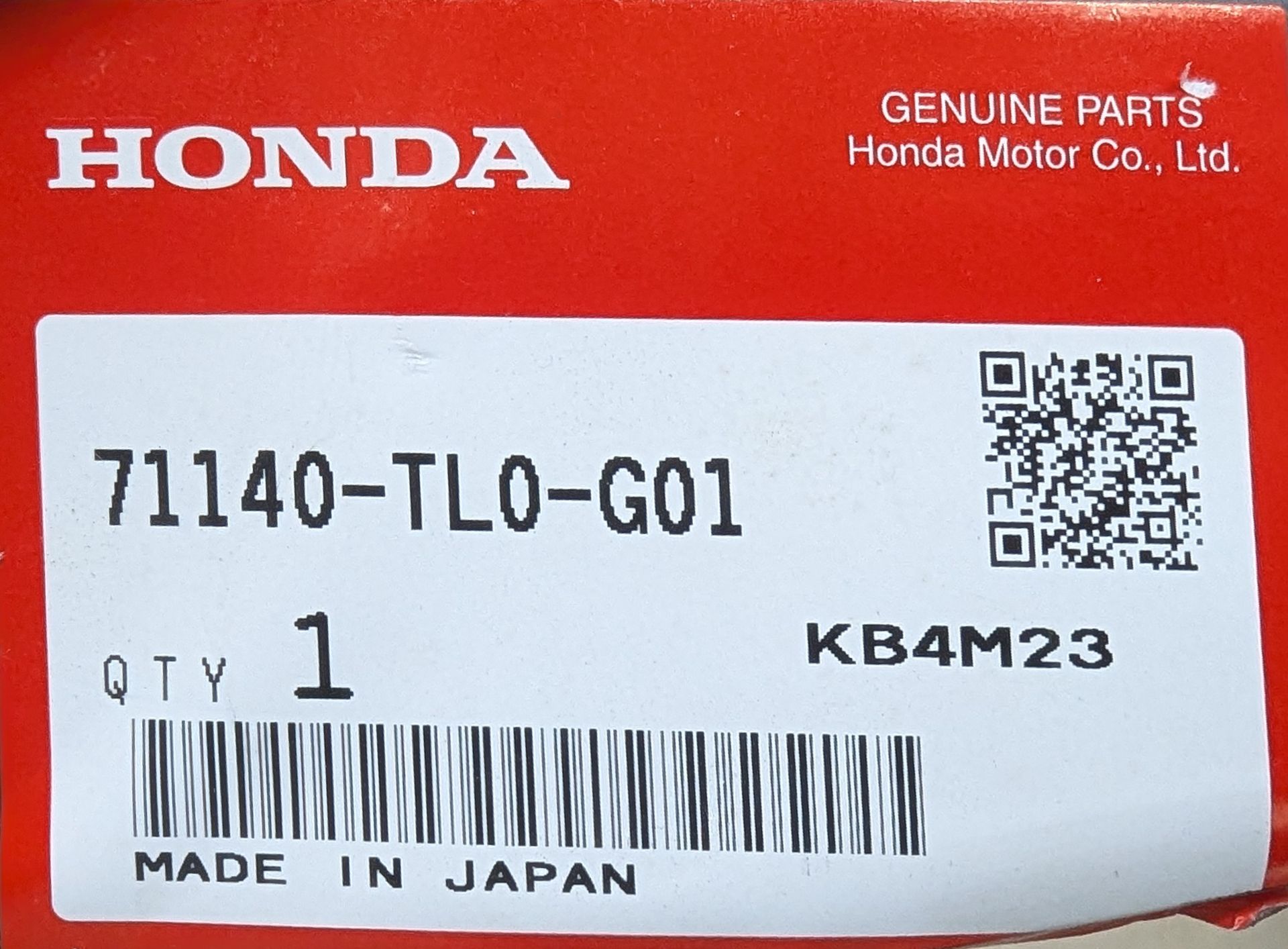 71140-TL0-G01 - 2009-2014 Acura TSX - Beam, R Front Bumper (Upper