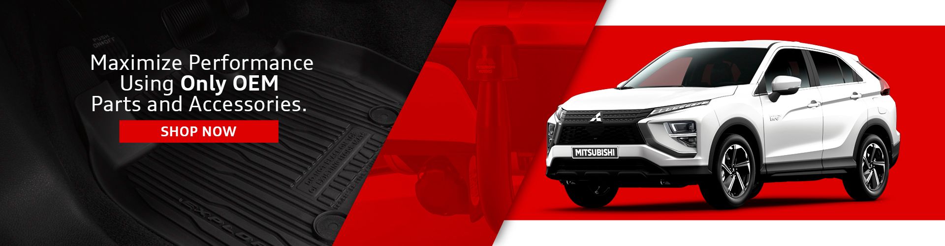 Maximize Performance Using Only Mitsubishi OEM Parts and Accessories