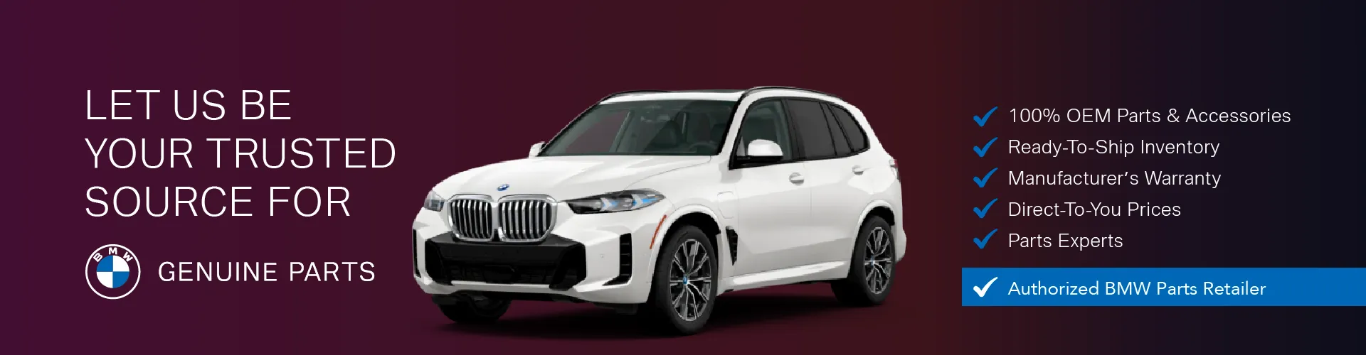 Genuine OEM BMW Parts and Accessories