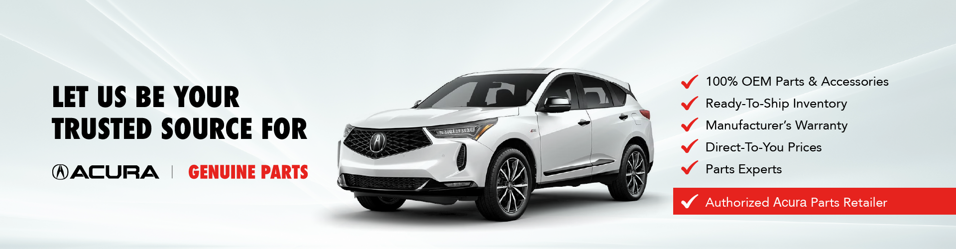 Genuine OEM Acura Parts and Accessories