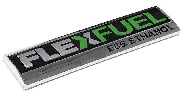 Toyota flex fuel badge