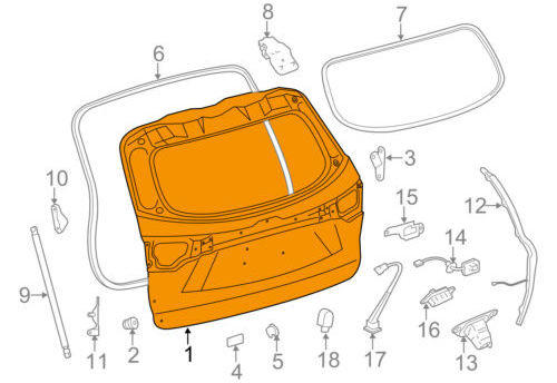 OEM toyota liftgate OEM toyota liftgate