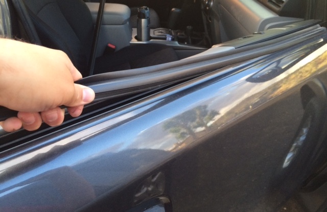 Replace weather stripping