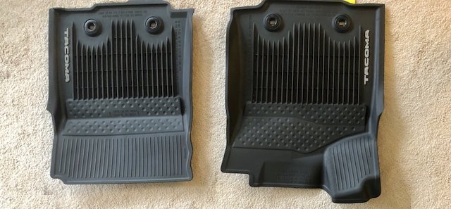 Toyota oem floor mats