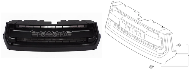 Tundra upper trd grille Tundra upper trd grille