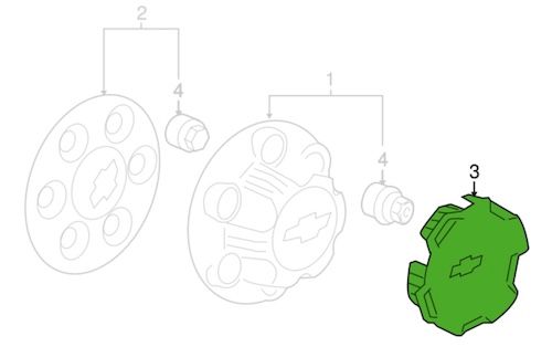 Hubcap diagram Hubcap diagram