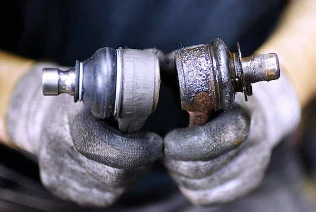 worn ball joint worn ball joint