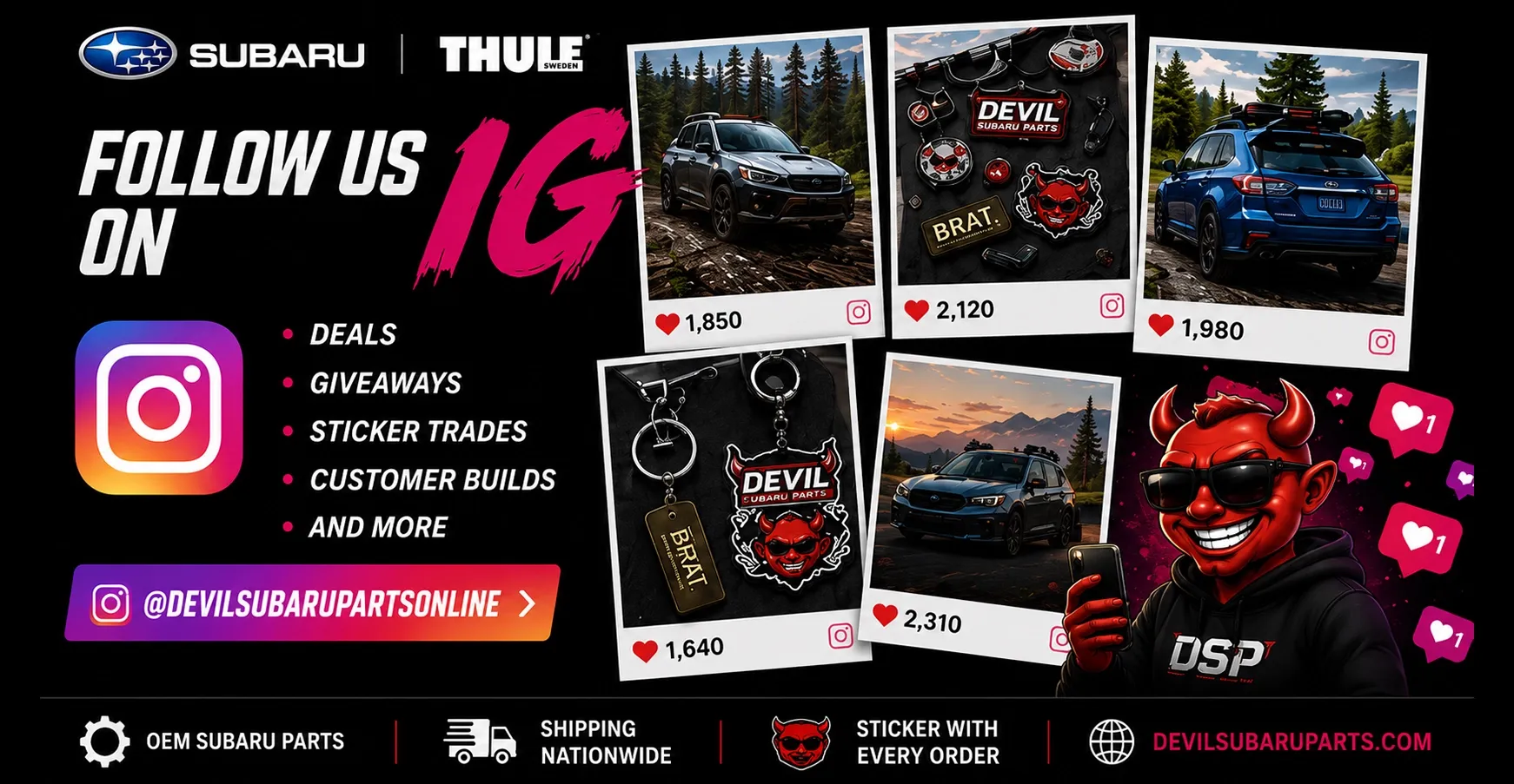 DEVIL SUBARU PARTS Banner 3