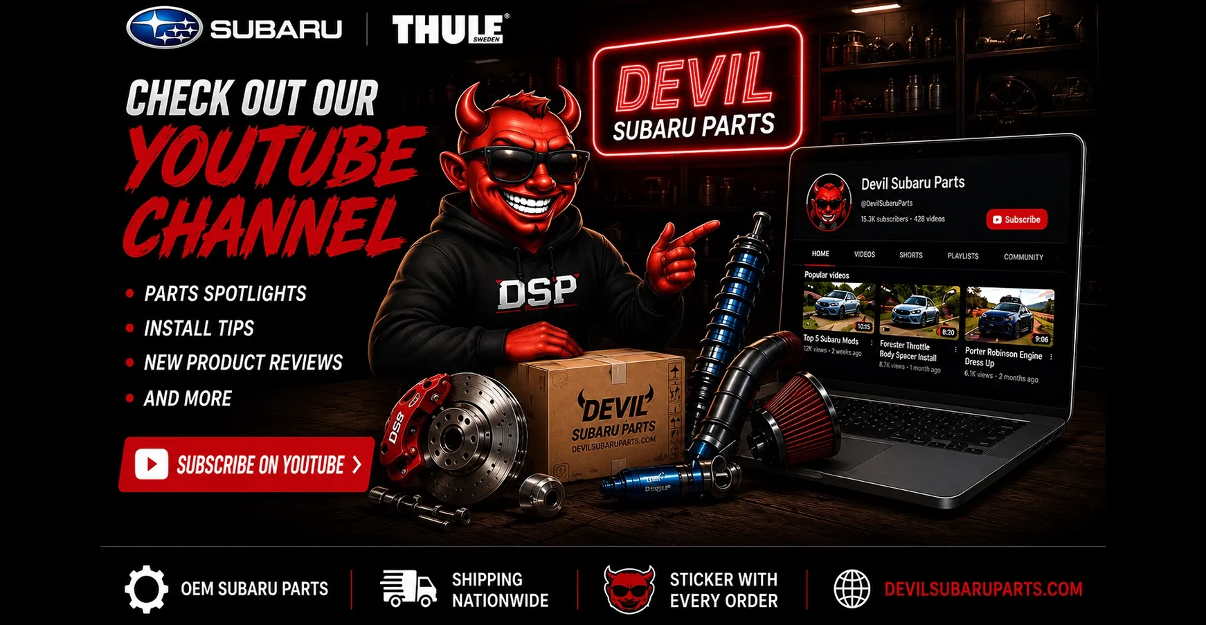 DEVIL SUBARU PARTS Banner 4