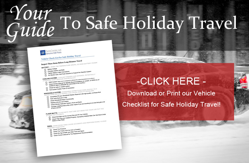 Safe Holiday Travel Vehicle Check List