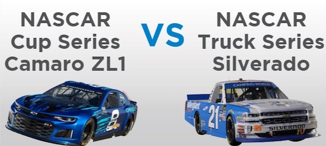 Nascar Camaro vs Silverado