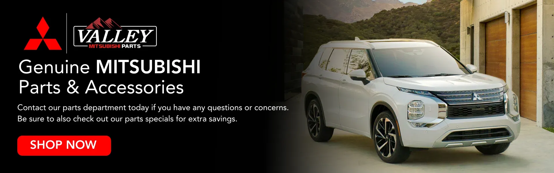 Valley Mitsubishi Parts Homepage Banner Valley Mitsubishi Parts Homepage Banner