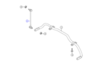 68121647AA - : LEFT SWAY BAR END LINK UP TO 10/08/2014 for ALFA ROMEO Image