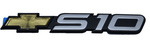 15629983 - : S10 Name Plate with Bowtie Emblem for Chevrolet: S10 | GMC: Sonoma, Syclone Image