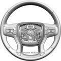 84555981 - : Jet Black Steering Wheel for GM Image