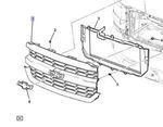 84374385 - : Primed Front Grille for Chevrolet: Silverado 1500, Silverado 1500 LD Image