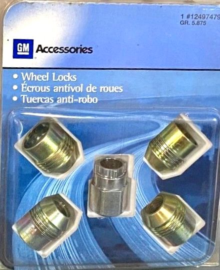85632231 - Suspension: Wheel Lock Kit, Steel (For External Thread for Cadillac: Escalade | Chevrolet: Silverado EV, Suburban 1500, Suburban 2500, Tahoe | GMC: Yukon, Yukon XL 1500, Yukon XL 2500 Image