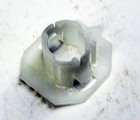 10418918 - Electrical: Release Switch Retainer for Buick: Rendezvous | Cadillac: DeVille | Chevrolet: Classic, Malibu | Oldsmobile: Alero, Cutlass | Pontiac: Aztek, Grand Am Image