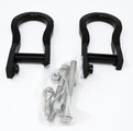 84072463 - Towing: Tow Hooks - Black for Chevrolet: Silverado 1500, Silverado 1500 Classic, Silverado 1500 HD, Silverado 1500 HD Classic, Silverado 1500 LD, Silverado 2500, Silverado 2500 HD, Silverado 2500 HD Classic, Silverado 3500, Silverado 3500 Classic, Silverado 3500 HD | GMC: Sierra 1500, Sierra 1500 Limited, Sierra 2500 HD, Sierra 3500 HD Image