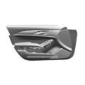 23436072 - Body: Door Trim Panel for Cadillac: CTS Image