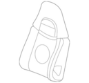 19128182 - Body: Seat Back Pad for Chevrolet: Express 1500, Express 2500, Express 3500 | GMC: Savana 1500, Savana 2500, Savana 3500 Image