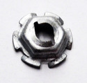 11609858 - Body: Emblem Nut for Chevrolet: Avalanche, Avalanche 1500, Avalanche 2500, Blazer, Colorado, Malibu, Silverado 1500, Silverado 1500 HD, Silverado 2500, Silverado 2500 HD, Silverado 3500, SSR, Suburban 1500, Suburban 2500, Tahoe, Trailblazer, Trailblazer EXT, Traverse | GMC: Canyon, Envoy, Envoy XL, Envoy XUV, Jimmy, Sierra 1500, Sierra 1500 HD, Sierra 2500, Sierra 2500 HD, Sierra 3500, Yukon | Oldsmobile: Bravada Image