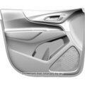 84736134 - : Ash Gray Front Driver Side Door Trim for GM Image