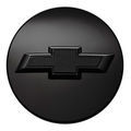 19333202 - : Wheel Center Cap (one) , Gloss Black w/Bowtie for Chevrolet: Silverado 1500, Silverado 1500 LD, Silverado 2500 HD, Silverado 3500 HD, Suburban, Suburban 3500 HD, Tahoe Image