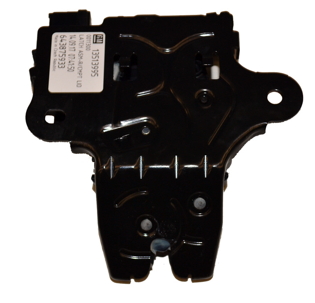13513995 - : Rear Compartment Lid Latch for Buick: Cascada, LaCrosse, Regal, Verano | Cadillac: ATS, CT4, CT5, CTS, ELR, XTS | Chevrolet: Camaro, Corvette, Cruze, Cruze Limited, Impala, Malibu, Malibu Limited, Silverado 1500, Sonic | GMC: Sierra 1500 Image