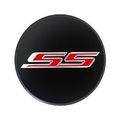 19351758 - : 2016-2021 Chevrolet Camaro - Wheel Center Cap Black w/Red SS. 1 cap only! for Chevrolet: Camaro Image