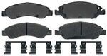 19366010 - : Enhanced Performance Semi-Metallic Front Disc Brake Pad Set (Police) for GM Image