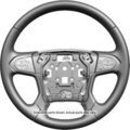 84483761 - : Cocoa Steering Wheel for Chevrolet: Silverado 2500 HD, Silverado 3500 HD, Suburban 3500 HD Image
