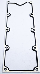 12558178 - : Engine Block Valley Cover Gasket for Buick: Rainier | Cadillac: CTS, Escalade, Escalade ESV, Escalade EXT | Chevrolet: Avalanche 1500, Camaro, Corvette, Express 1500, Express 2500, Express 3500, Silverado 1500, Silverado 1500 Classic, Silverado 1500 HD, Silverado 1500 HD Classic, Silverado 2500, Silverado 2500 HD, Silverado 2500 HD Classic, Silverado 3500, Silverado 3500 Classic, SSR, Suburban 1500, Suburban 2500, Tahoe, Trailblazer EXT | GMC: Envoy XL, Envoy XUV, Savana 1500, Savana 2500, Savana 3500, Sierra 1500, Sierra 1500 Classic, Sierra 1500 HD, Sierra 1500 HD Classic, Sierra 2500, Sierra 2500 HD, Sierra 2500 HD Classic, Sierra 3500, Sierra 3500 Classic, Yukon, Yukon XL 1500, Yukon XL 2500 | Hummer: H2 | Pontiac: Firebird, GTO Image