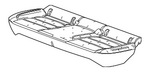 42763168 - Body: Seat Cushion Pad for Chevrolet: Trailblazer Image