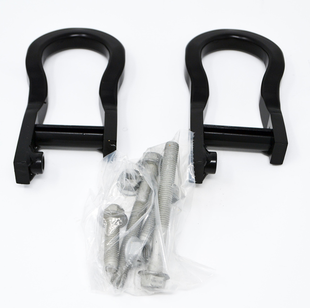 84072463 - Towing: 2017-2019 GM Tow Hooks Black for Chevrolet: Silverado 1500, Silverado 1500 Classic, Silverado 1500 HD, Silverado 1500 HD Classic, Silverado 1500 LD, Silverado 2500, Silverado 2500 HD, Silverado 2500 HD Classic, Silverado 3500, Silverado 3500 Classic, Silverado 3500 HD | GMC: Sierra 1500, Sierra 1500 Limited, Sierra 2500 HD, Sierra 3500 HD Image