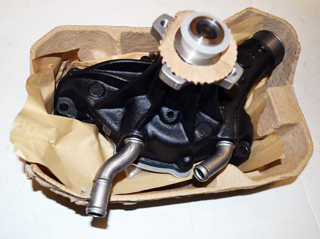 89060527 - Cooling System: Water Pump for Cadillac: Escalade | Chevrolet: Astro, Blazer, C1500, C2500, C3500, C3500HD, Express 1500, Express 2500, Express 3500, K1500 Pickup, K2500 Pickup, K3500 Pickup, P30, S10, Silverado 1500, Silverado 1500 Classic, Suburban C1500, Suburban C2500, Suburban K1500, Suburban K2500, Tahoe | GMC: C1500 Pickup, C2500 Pickup, C3500 Pickup, C3500HD, Jimmy, K1500 Pickup, K2500 Pickup, K3500 Pickup, P3500, Safari, Savana 1500, Savana 2500, Savana 3500, Sierra 1500, Sierra 1500 Classic, Sonoma, Suburban C1500, Suburban C2500, Suburban K1500, Suburban K2500, Yukon | Oldsmobile: Bravada Image