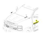 15129652 - Body: Nameplate for Chevrolet: Silverado 1500, Silverado 1500 LD, Silverado 2500 HD, Silverado 3500 HD | GMC: Sierra 1500, Sierra 1500 Limited, Sierra 2500 HD, Sierra 3500 HD Image