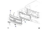 84056784 - : Chrome Front Grille with Primed Surround for GM Image