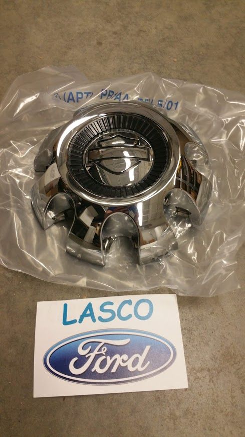 5C3Z1130AC - : 2004 - 2007 Ford Super Duty | Wheel Cover | Forged Polished Aluminum | Harley Davidson for Ford Image